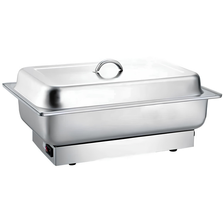 Electric Chafing Dish GN1/1 Stainless steel 6 litres 570x360x250mm - CEDTC1303