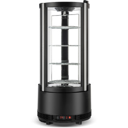 Commercial Rotating Cake Display Fridge 73 litres Black - CECL73