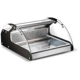 Display Merchandiser Fridge 90 litres 2xGN1/1 Stainless Steel & Black - CECW118