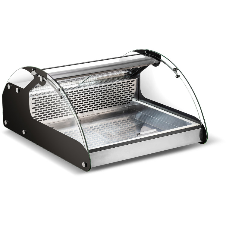 Display Merchandiser Fridge 90 litres 2xGN1/1 Stainless Steel & Black - CECW118