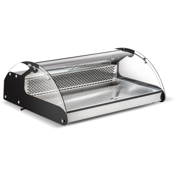 Display Merchandiser Fridge 120 litres 3xGN1/1 Stainless Steel & Black - CECW140