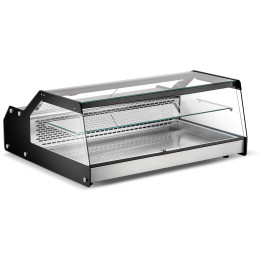Display Merchandiser Fridge 148 litres 1 shelf + 3xGN1/1 bottom shelf Stainless Steel & Black - CECW170 Display Merchandiser Fridge 148 litres 1 shelf + 3xGN1/1 bottom shelf Stainless Steel & Black - CECW170