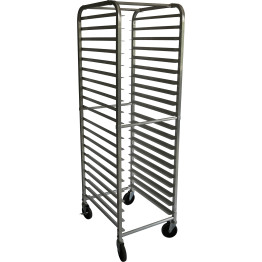 Rack/Tray/Pan Trolley Aluminium for 660x460mm sheet pan 20 tier - CEALRK20