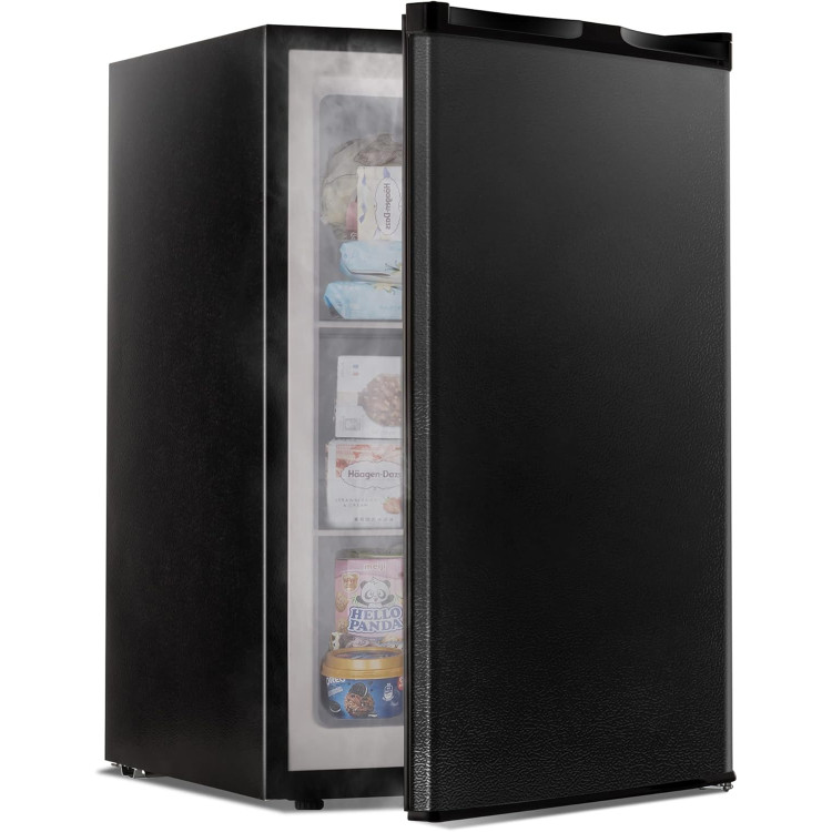 84lt Compact Undercounter Freezer Single door Black - CEBD88