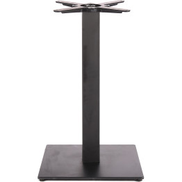 Black Cast Iron Table base Square 400mm Standard height - CEA037A