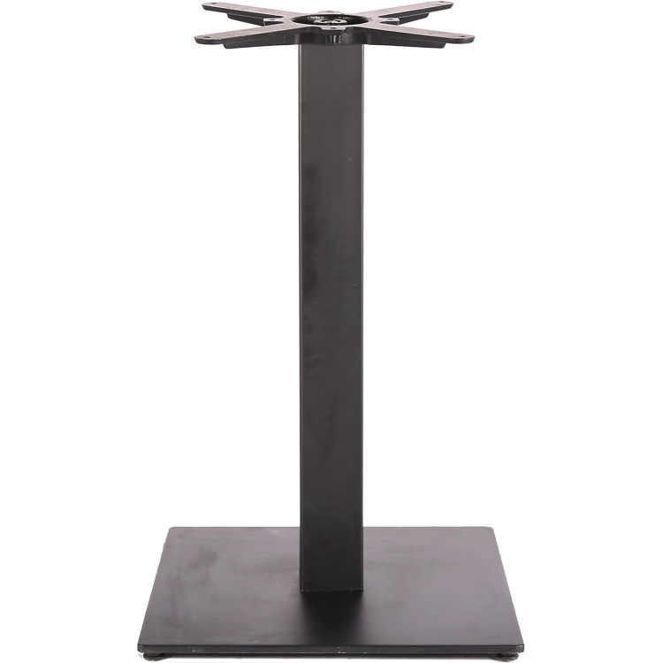 Black Cast Iron Table base Square 400mm Standard height - CEA037A