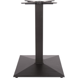 Black Cast Iron Table base Square 410mm Standard height - CEA038A