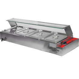 Display Bain Marie Countertop 4xGN1/2 - CEBT04