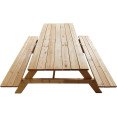 Beer Garden Table 160x160x75cm Firwood - CE572006