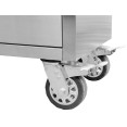 B GRADE Heavy Duty Steel Rolling Tool Chest with Wooden Worktop 15 Drawers 1978x485x908mm Stainless Steel | CaterEq 722038ASILVER B GRADE B GRADE Heavy Duty Steel Rolling Tool Chest with Wooden Worktop 15 Drawers 1978x485x908mm Stainless Steel | CaterEq 722038ASILVER B GRADE