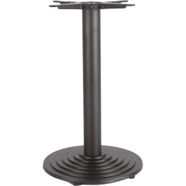Black Cast Iron Table Base Round Ø430x720mm | CaterEq CEA006A Black Cast Iron Table Base Round Ø430x720mm | CaterEq CEA006A