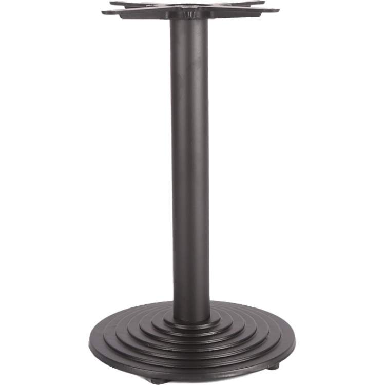 Black Cast Iron Table Base Round Ø430x720mm | CaterEq CEA006A Black Cast Iron Table Base Round Ø430x720mm | CaterEq CEA006A