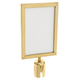 A4 Gold Sign Holder 210×297 mm | CaterEq CEA009G