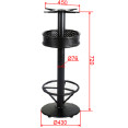 Black Cast Iron Table Base Round Ø430x720mm | CaterEq CEA026A