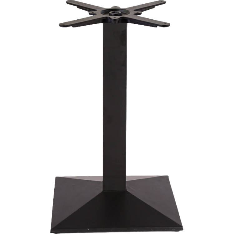 Black Cast Iron Table Base Square 450x450x720mm | CaterEq CEA038B