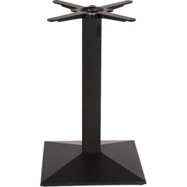 Black Cast Iron Table Base Square 430x430x720mm | CaterEq CEA038C