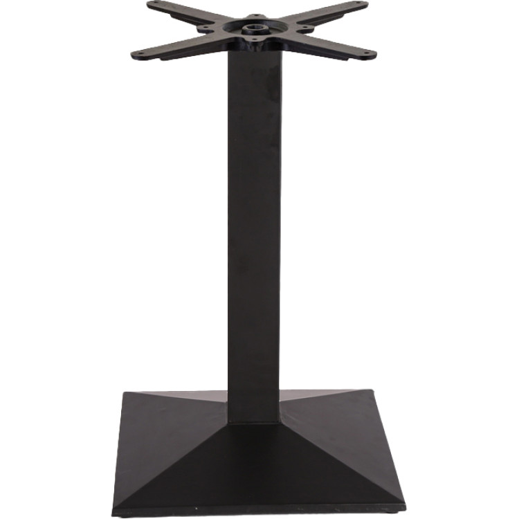 Black Cast Iron Table Base Square 430x430x720mm | CaterEq CEA038C