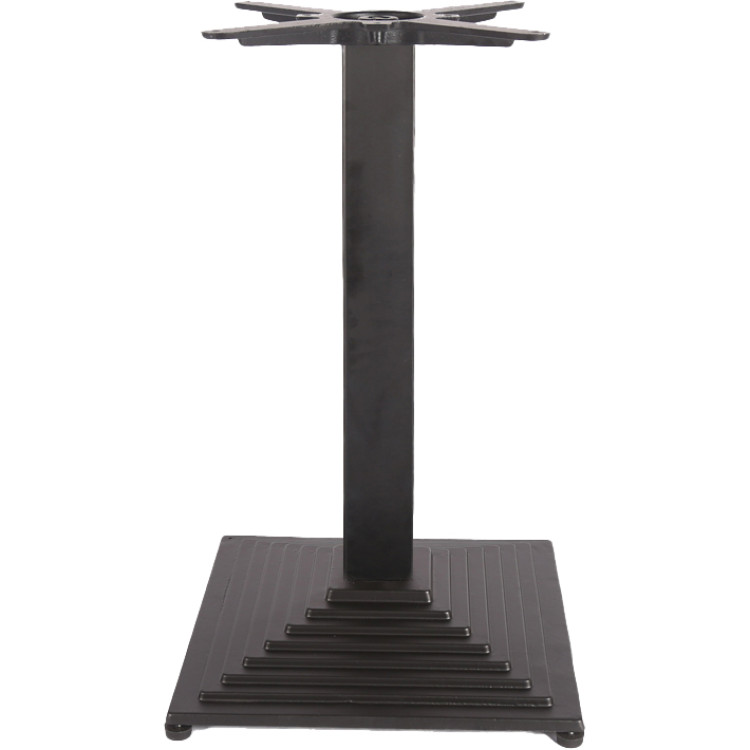Black Cast Iron Table Base Square 410x410x720mm | CaterEq CEA039A