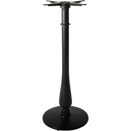 Black Cast Iron Table Base Round Ø430x1080mm | CaterEq CEA068AH
