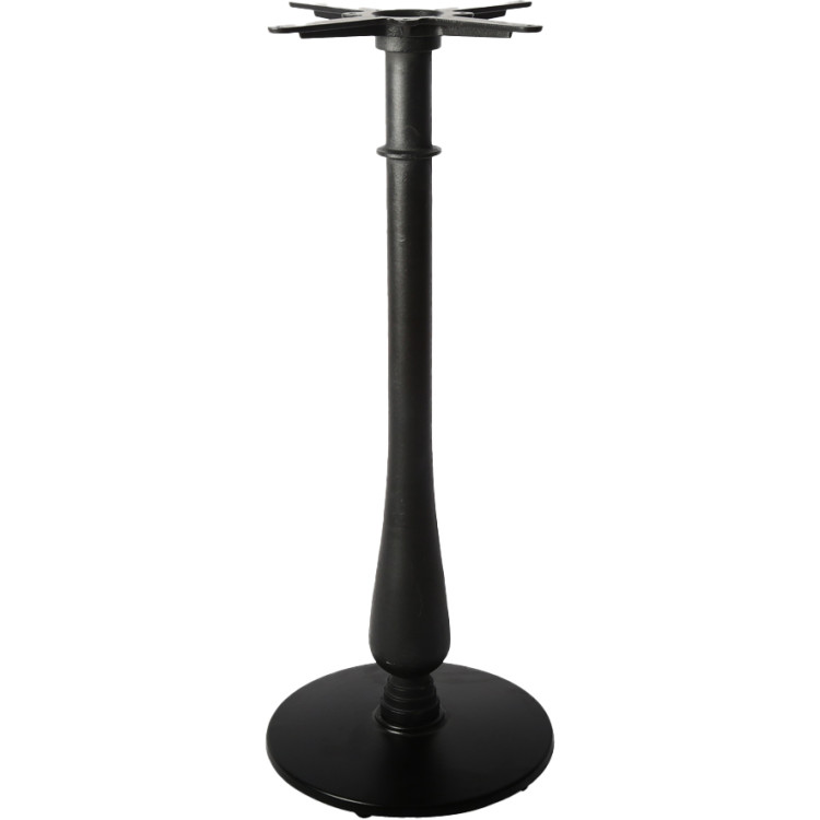 Black Cast Iron Table Base Round Ø430x1080mm | CaterEq CEA068AH