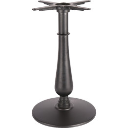 Black Cast Iron Table Base Round Ø430x720mm | CaterEq CEA068A