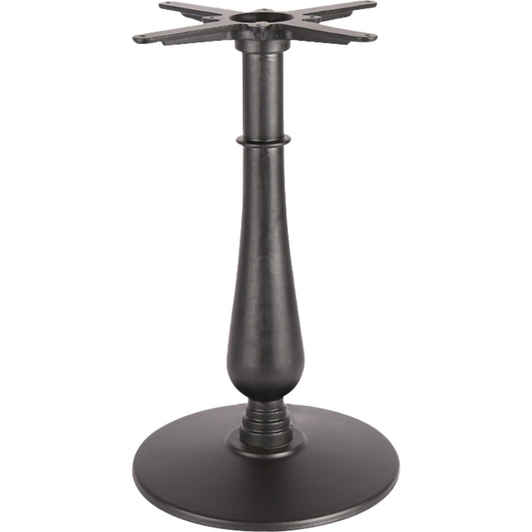 Black Cast Iron Table Base Round Ø430x720mm | CaterEq CEA068A