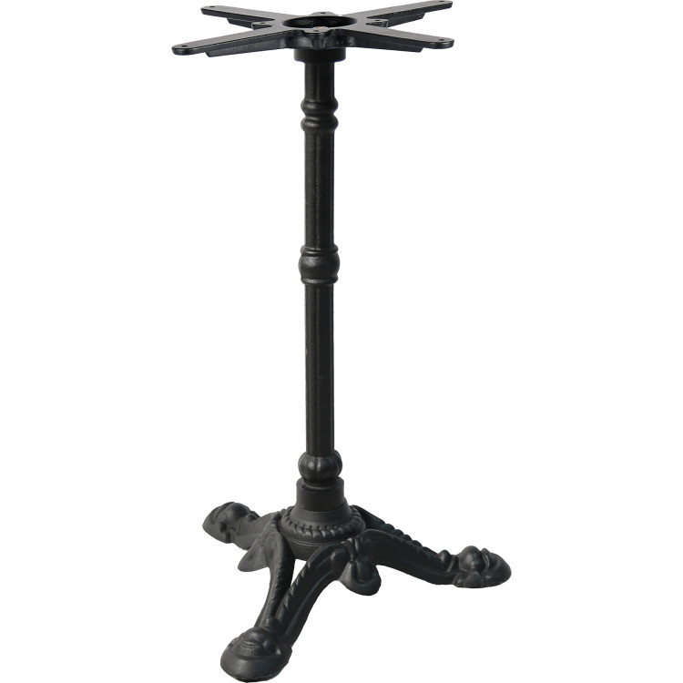 Black Cast Iron Table Base Tri-Leg 470x720mm | CaterEq CEA082 Black Cast Iron Table Base Tri-Leg 470x720mm | CaterEq CEA082