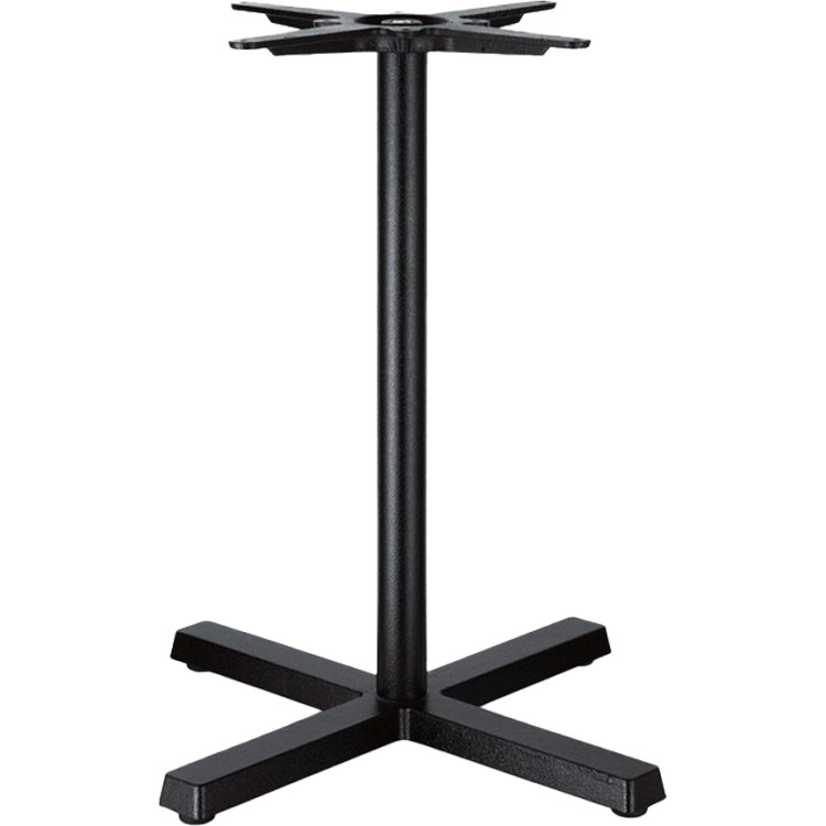 Black Cast Iron Table Base Cross-Base 610x720mm | CaterEq CEA120A