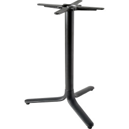 Black Cast Iron Table Base Tri-Leg 600x720mm | CaterEq CEA138