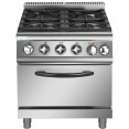 Professional Gas range 4 burners 30kW Electric oven 5.8kW 700mm Depth - CEADX705A