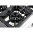 Professional Gas range 4 burners 30kW with Cabinet 700mm Depth - CEADX705B