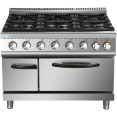 Professional Gas range 6 burners 45kW Electric Oven 5.8kW 700mm Depth - CEADX776A