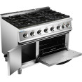Professional Gas range 6 burners 45kW Electric Oven 5.8kW 700mm Depth - CEADX776A