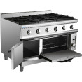 Professional Gas range 6 burners 36kW Gas oven 5.8kW 900mm Depth - CEADX996Z