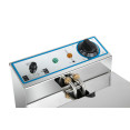 Commercial Electric Deep Fryer Countertop Single Tank 8 Litres 265x450x360mm - CEAFR002 Commercial Electric Deep Fryer Countertop Single Tank 8 Litres 265x450x360mm - CEAFR002