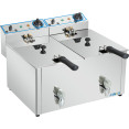 Commercial Electric Deep Fryer Countertop Double Tank 2x8 Litres 530x450x360mm - CEAFR004 Commercial Electric Deep Fryer Countertop Double Tank 2x8 Litres 530x450x360mm - CEAFR004