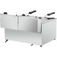 Commercial Electric Deep Fryer Countertop Double Tank 2x8 Litres 530x450x360mm - CEAFR004 Commercial Electric Deep Fryer Countertop Double Tank 2x8 Litres 530x450x360mm - CEAFR004