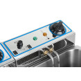 Commercial Electric Deep Fryer Countertop Double Tank 2x10 Litres 530x490x360mm - CEAFR008