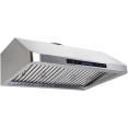 Commercial Extraction Canopy with Filter, Range Hood, Fan, Lights & Speed Control 900mm  - CEAP238PS1536