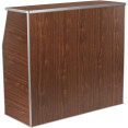 Portable Foldable Bar Walnut Laminate - CEAX204