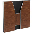 Portable Foldable Bar Walnut Laminate - CEAX204