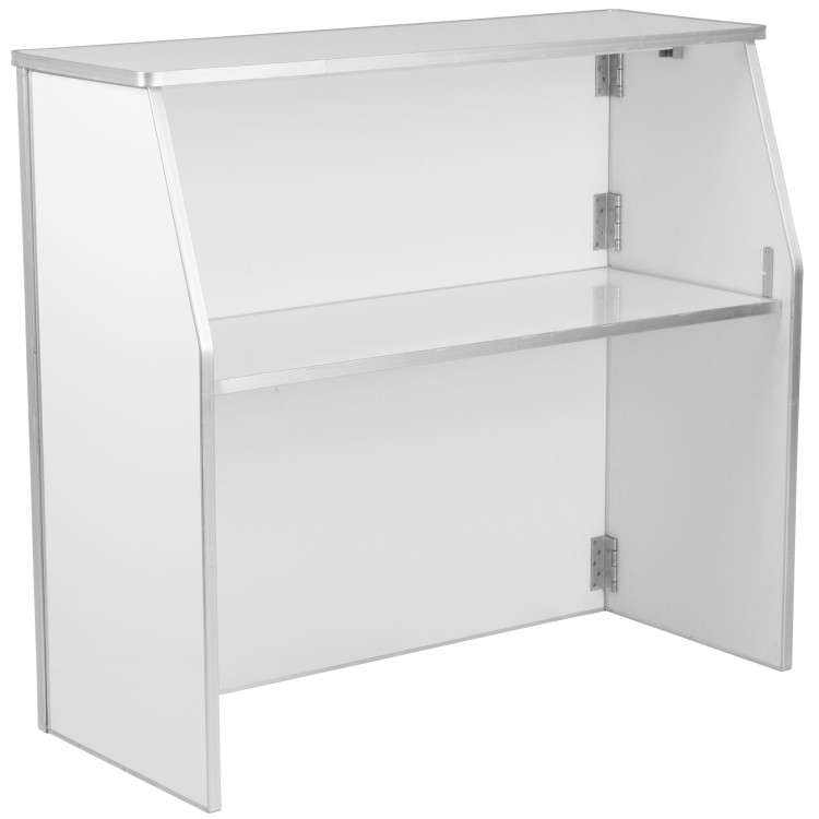 Portable Foldable Bar White Laminate | CaterEq CEAOX232