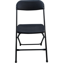 Foldable Chair Steel Black | CaterEq CEAOX234