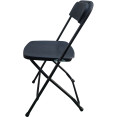 Foldable Chair Steel Black | CaterEq CEAOX234