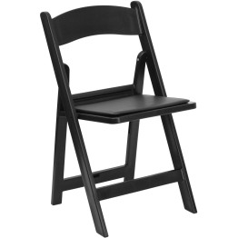 Foldable Chair Polypropylene Resin Black | CaterEq CEAOX240