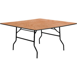 Square Folding Banquet Catering Table Plywood 1525x1525x760mm | CaterEq CEAOX516
