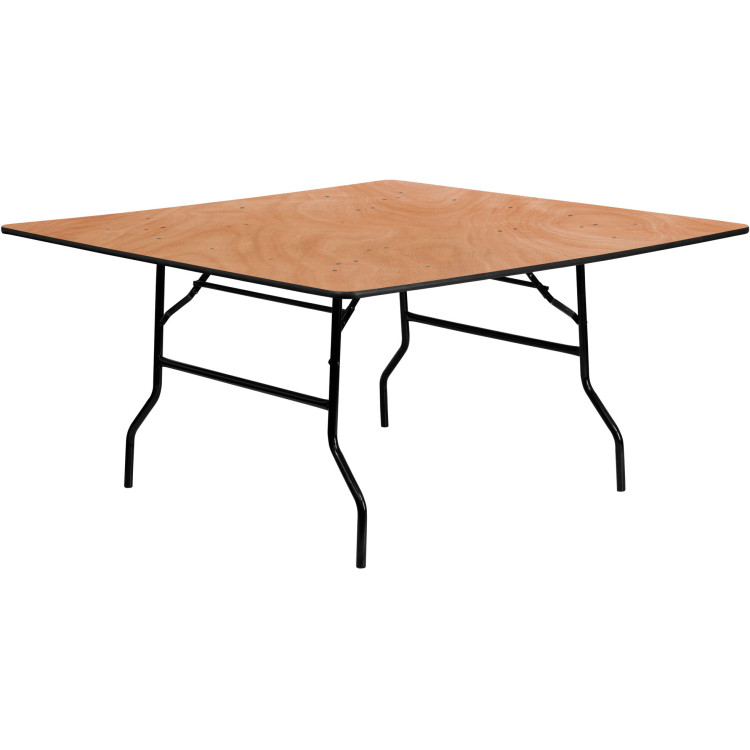 Square Folding Banquet Catering Table Plywood 1525x1525x760mm | CaterEq CEAOX516