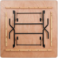 Square Folding Banquet Catering Table Plywood 1525x1525x760mm | CaterEq CEAOX516