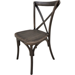 Resin Crossback Chair Dark Brown | CaterEq CEAOX522
