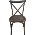 Resin Crossback Chair Dark Brown | CaterEq CEAOX522